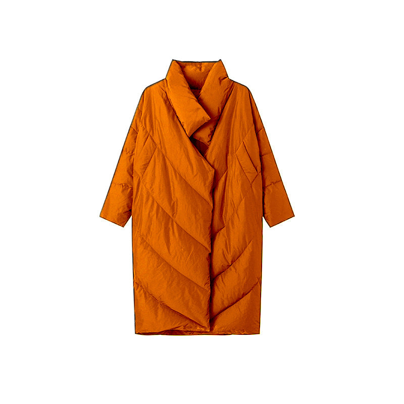 Cordelia | Womens Puffer Coat Longline Duck Down Warm Winter Coat