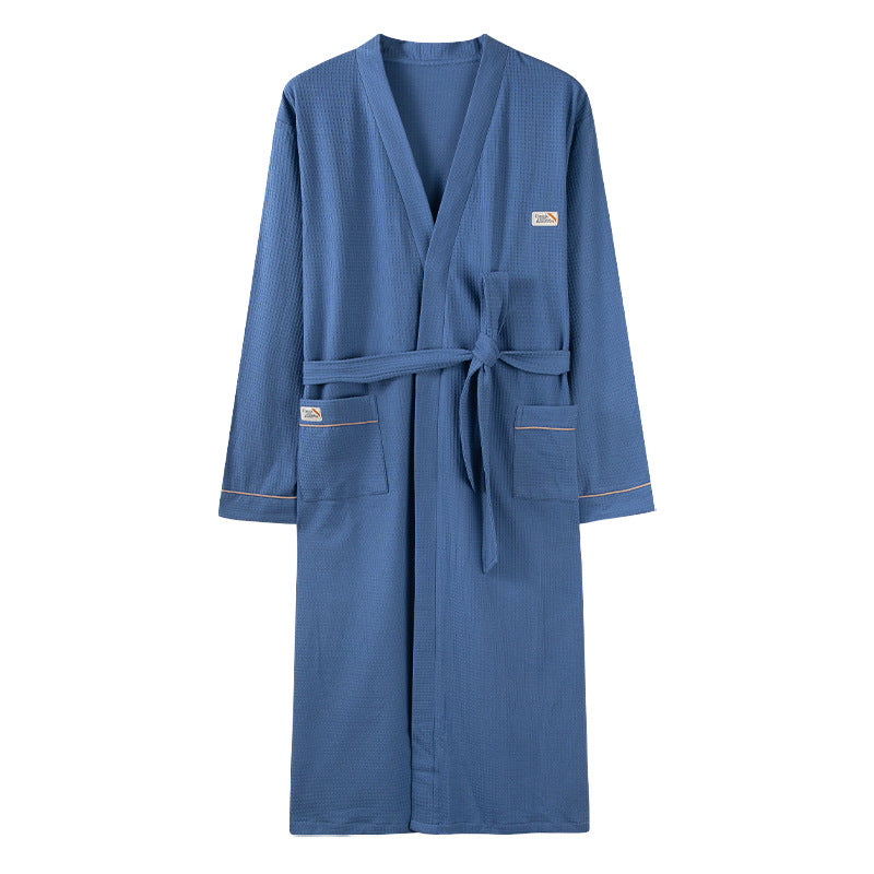 Ambrose | Womens Dressing Gown Cotton Bathrobe Robe Loungewear