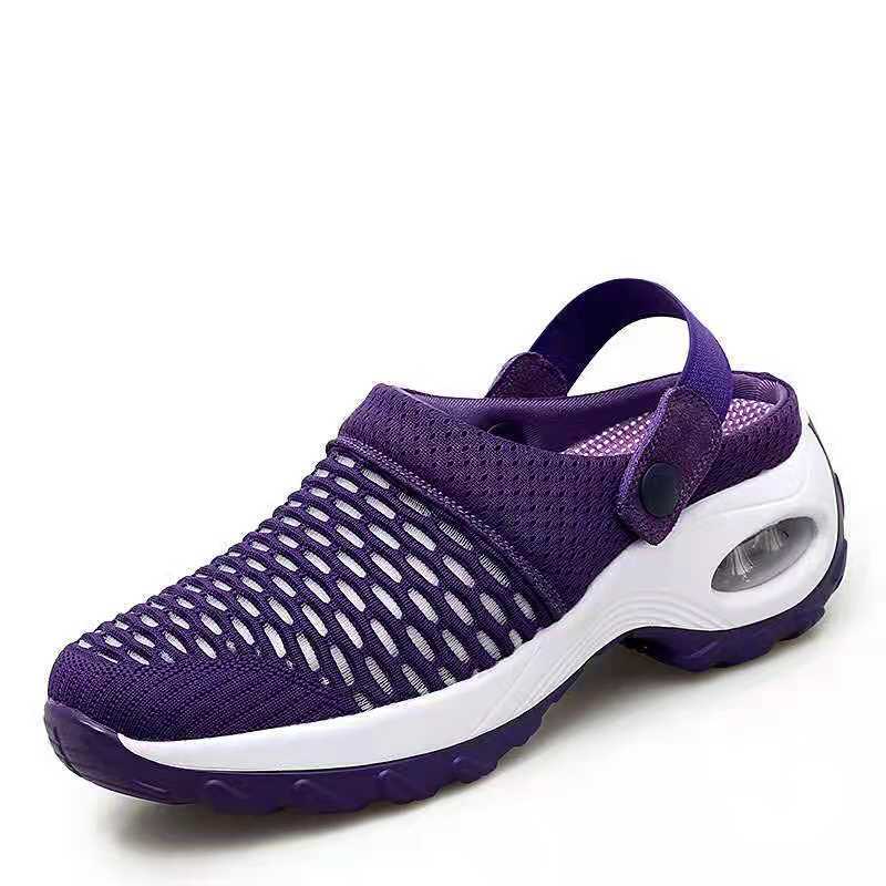 Juno | Womens Trainers Slip On Mesh Breathable Air Cushion Walking Shoes
