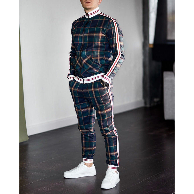Cleo | Mens Tracksuit Shacket Two Piece Set Jacket Trousers Casual