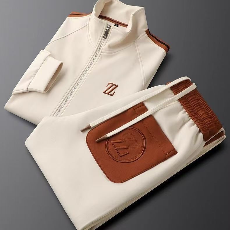 Bexley | Mens Tracksuit Stand Collar Two Piece Set Jacket Joggers