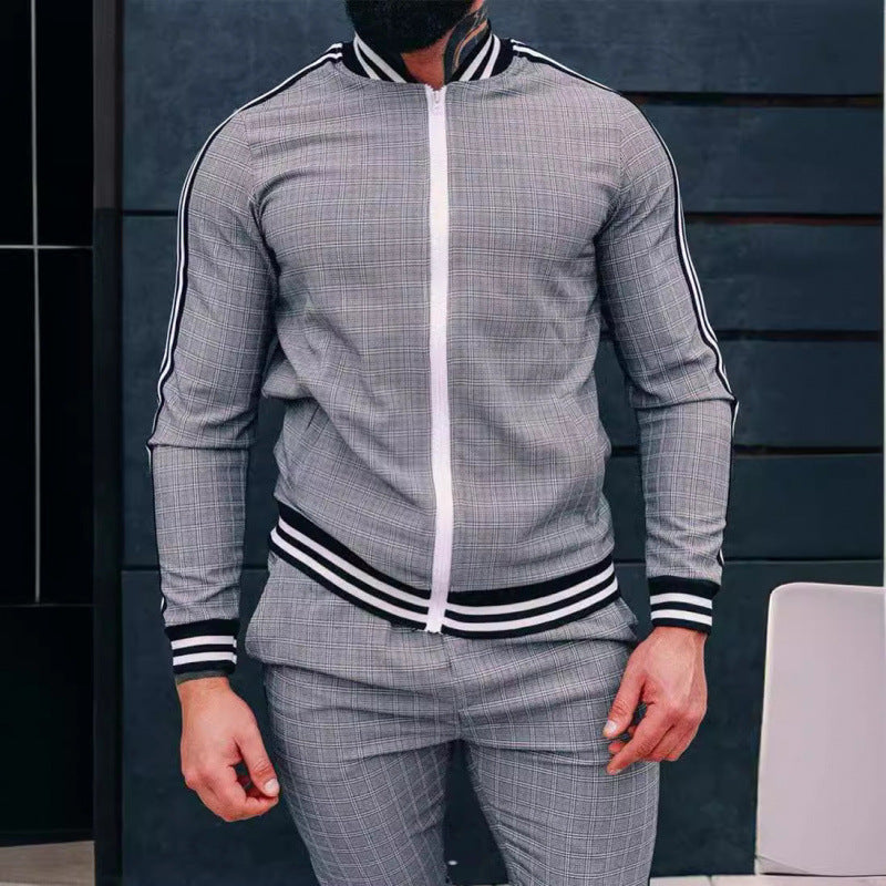 Cleo | Mens Tracksuit Shacket Two Piece Set Jacket Trousers Casual