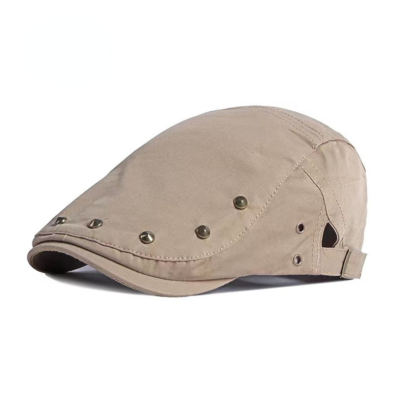 Merrick | Mens British Vintage Newsboy Peaked Flat Cap Hat - 8