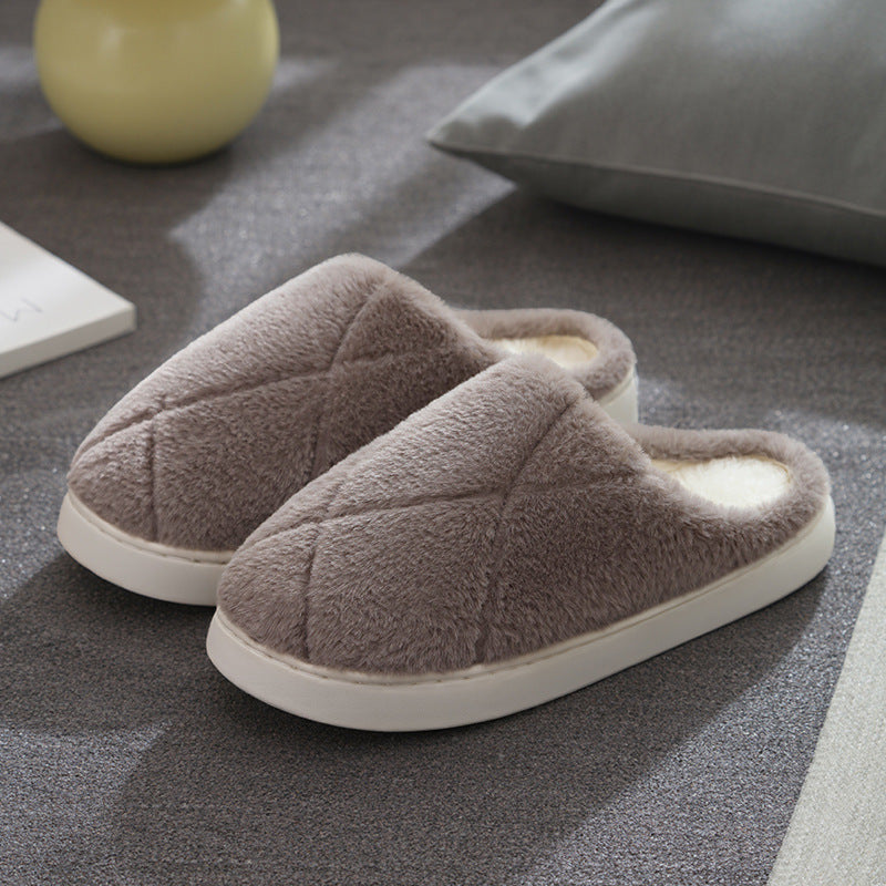 Hollis | Womens Slippers Fluffy Warm Memory Foam House Slippers