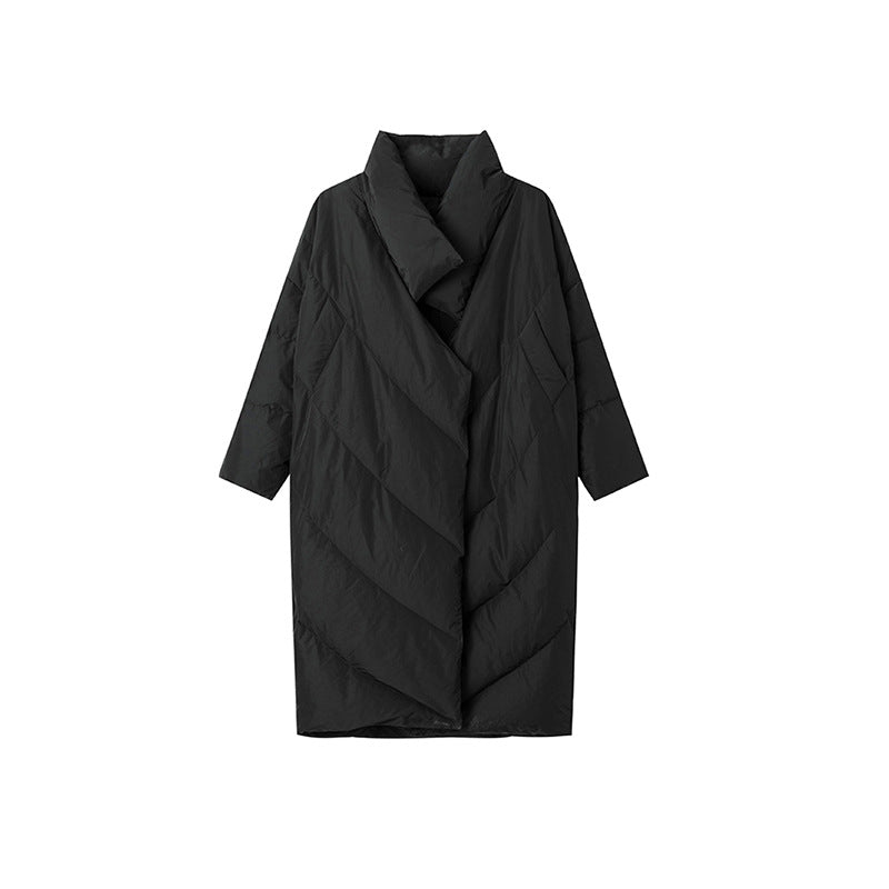 Cordelia | Womens Puffer Coat Longline Duck Down Warm Winter Coat