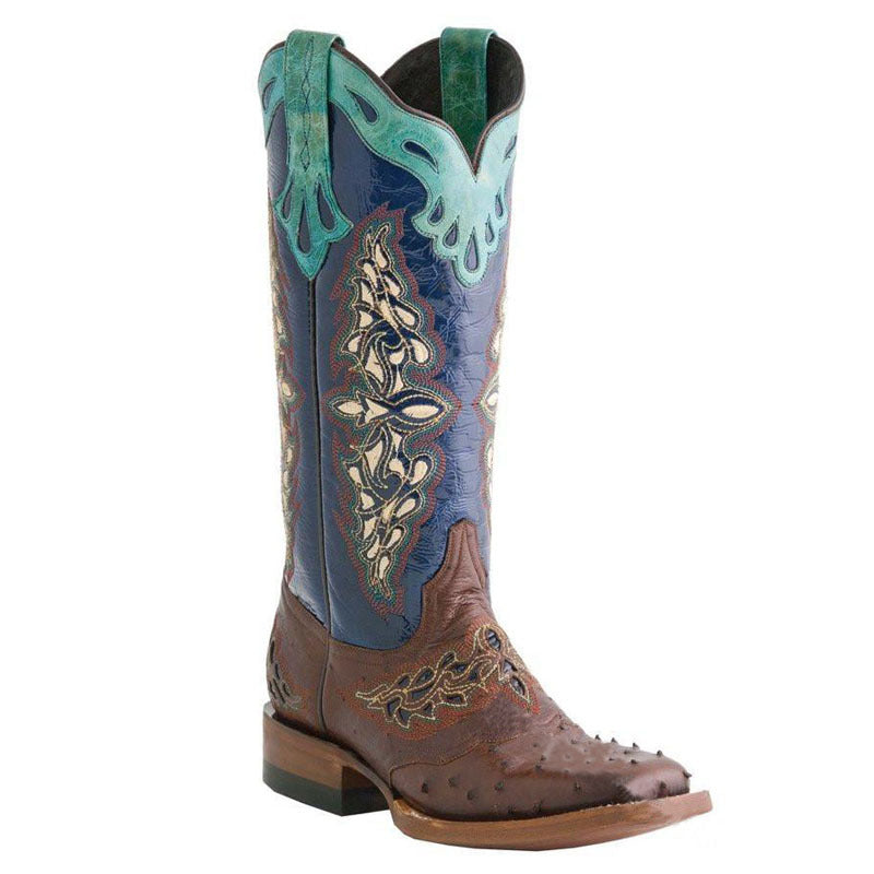 Arabella | Womens Western Boots Square Toe Chunky Heel Riding Long Boots