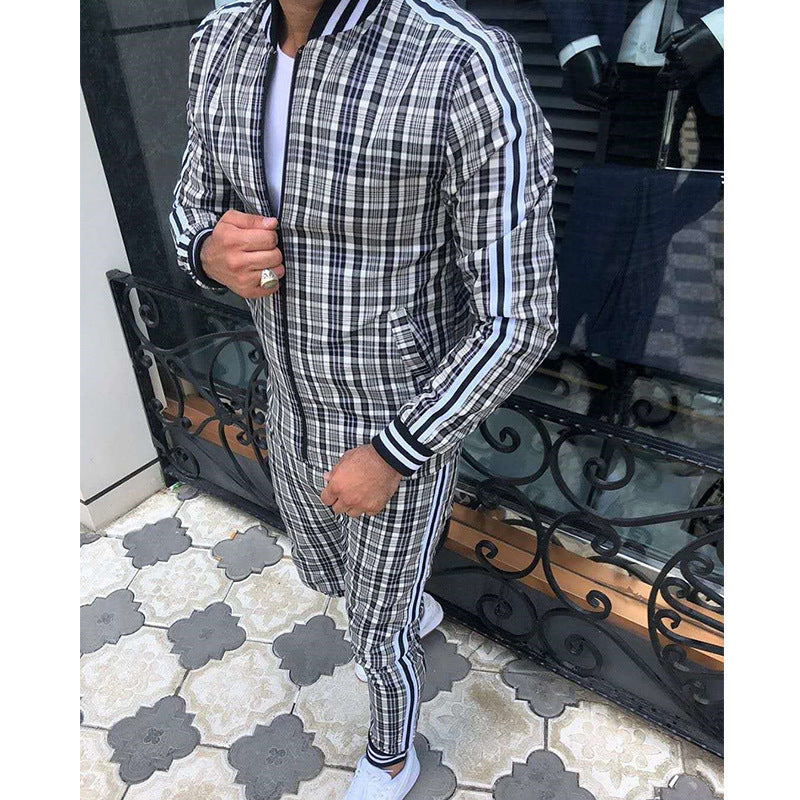 Cleo | Mens Tracksuit Shacket Two Piece Set Jacket Trousers Casual