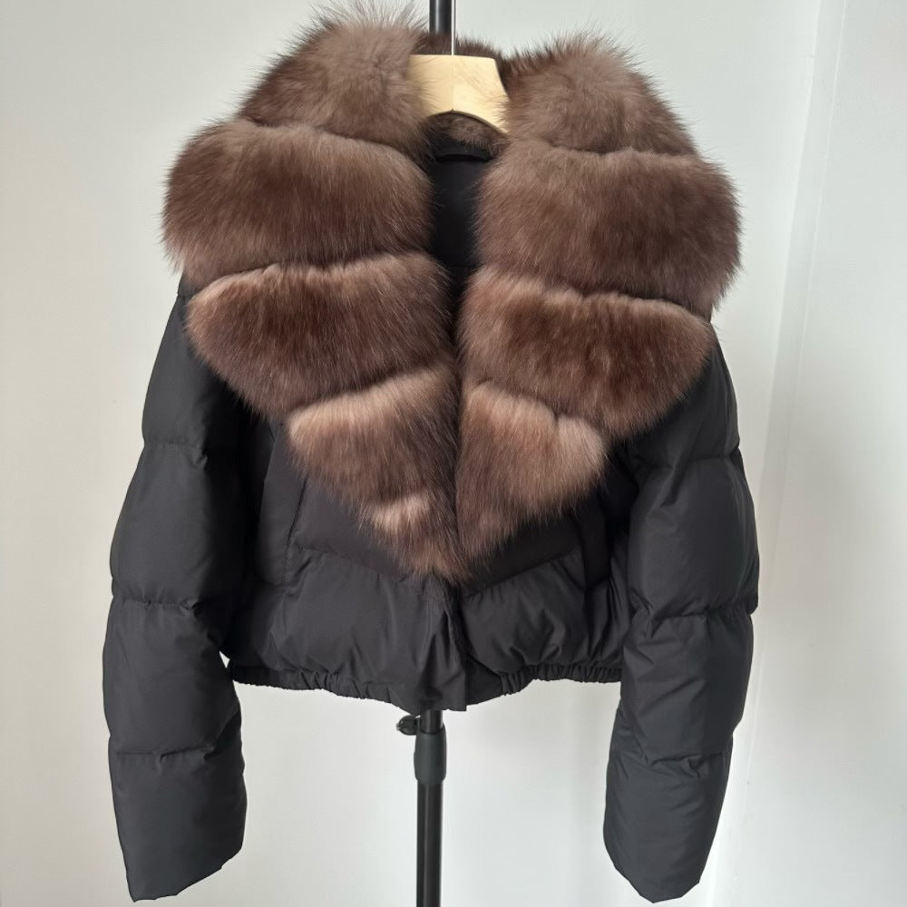 Lavinia | Womens Puffer Jacket Fur Collar Down Warm Winter Coat