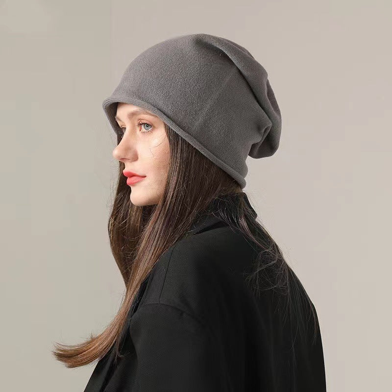 Maren | Womens Slouchy Knitted Beanie Winter Warm Retro Hat - 2
