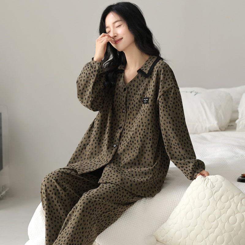 Beatrice | Womens Cotton Long Sleeve Pyjama Set