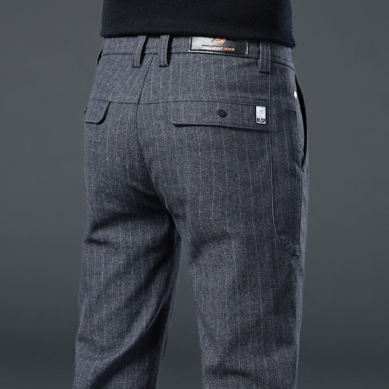 Emrys | Mens Work Trousers Straight Leg Business Wrinkle Free Trousers - 7