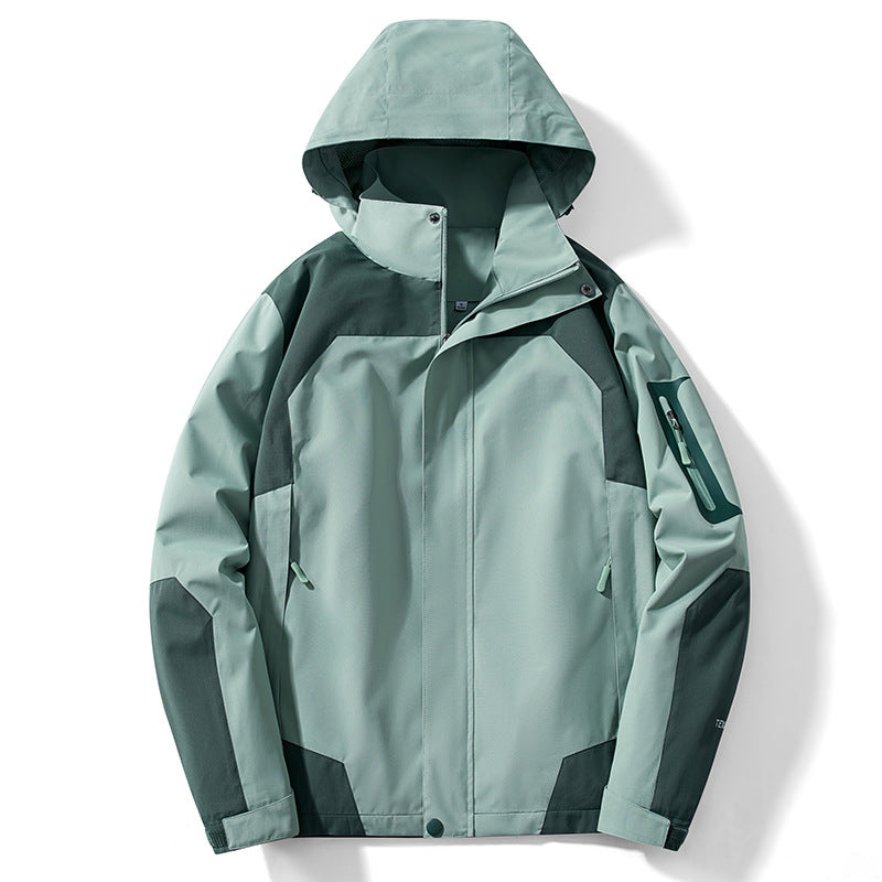 Hendrick | Mens Waterproof Jacket Windproof Lightweight Hooded Rain Jacket