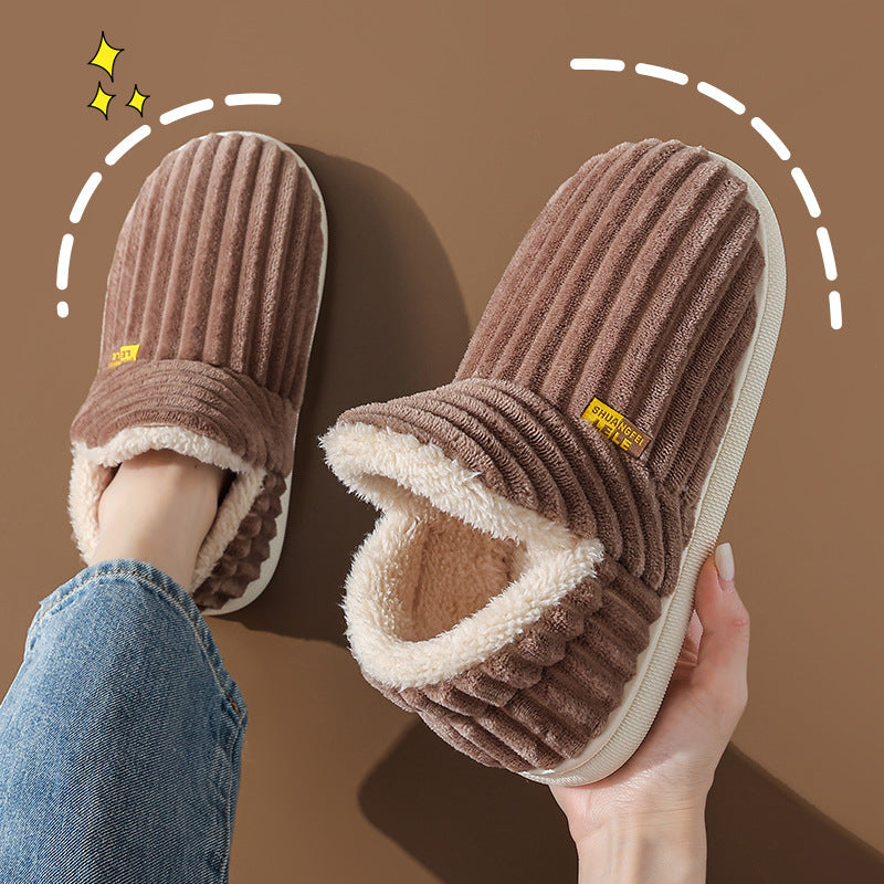 Ursula | Womens Slippers Winter Warm Cotton Back Strap House Slippers