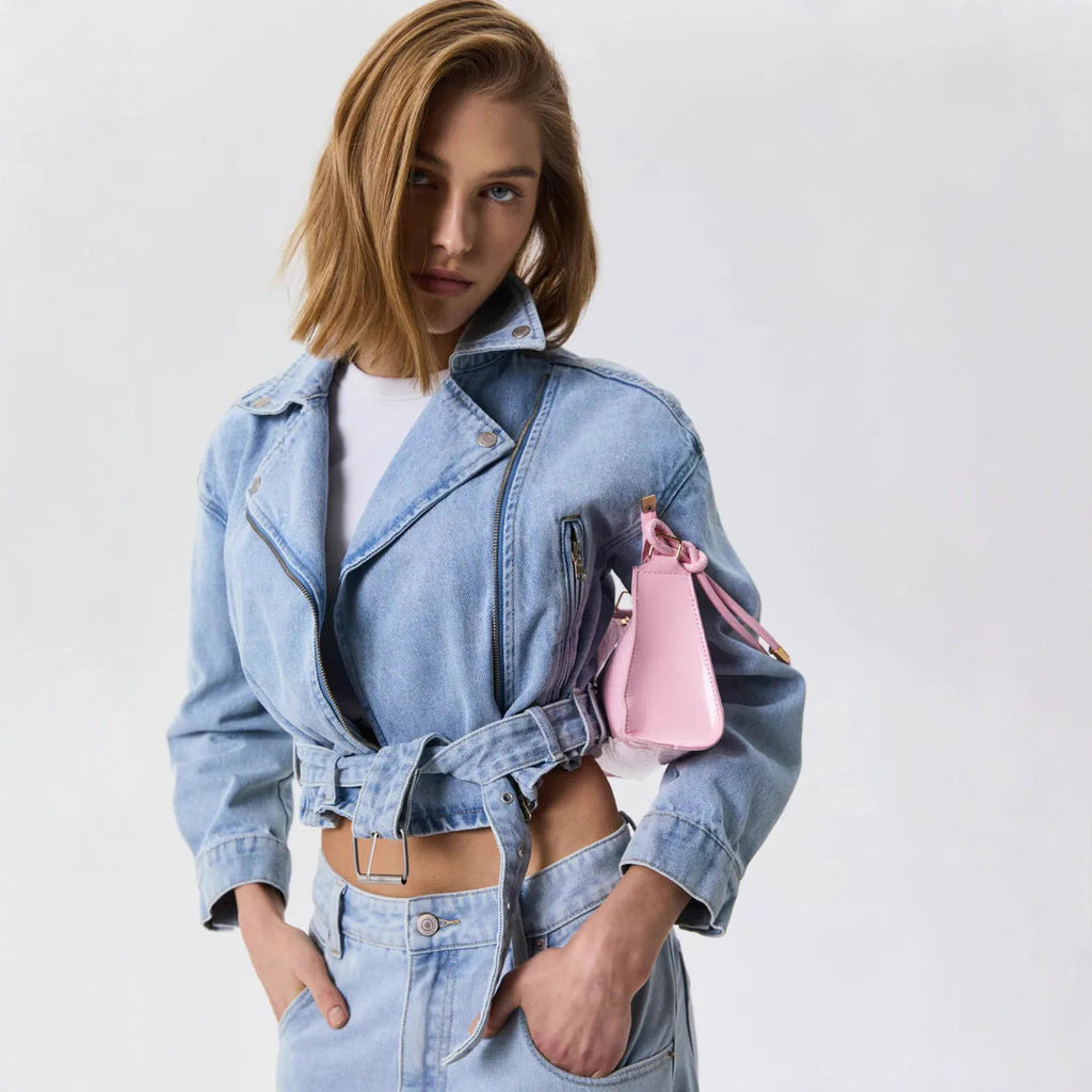 Elodie | Womens Washed Cotton Denim Jacket