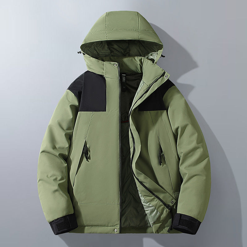 Soren | Mens Waterproof Windproof Padded Winter Windbreaker Puffer Coat - 6