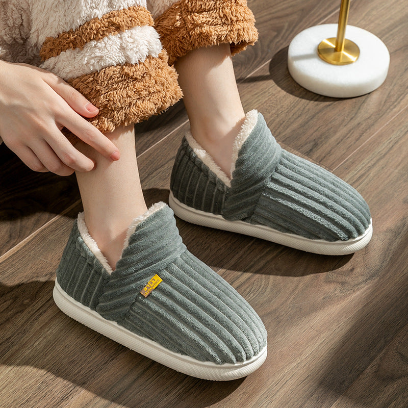 Ursula | Womens Slippers Winter Warm Cotton Back Strap House Slippers