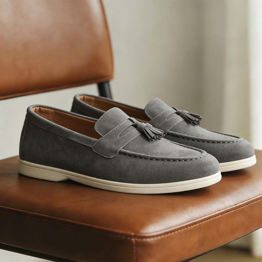 Fabian | Mens Leather Loafers Slip on Driving Casual Shoes - 7