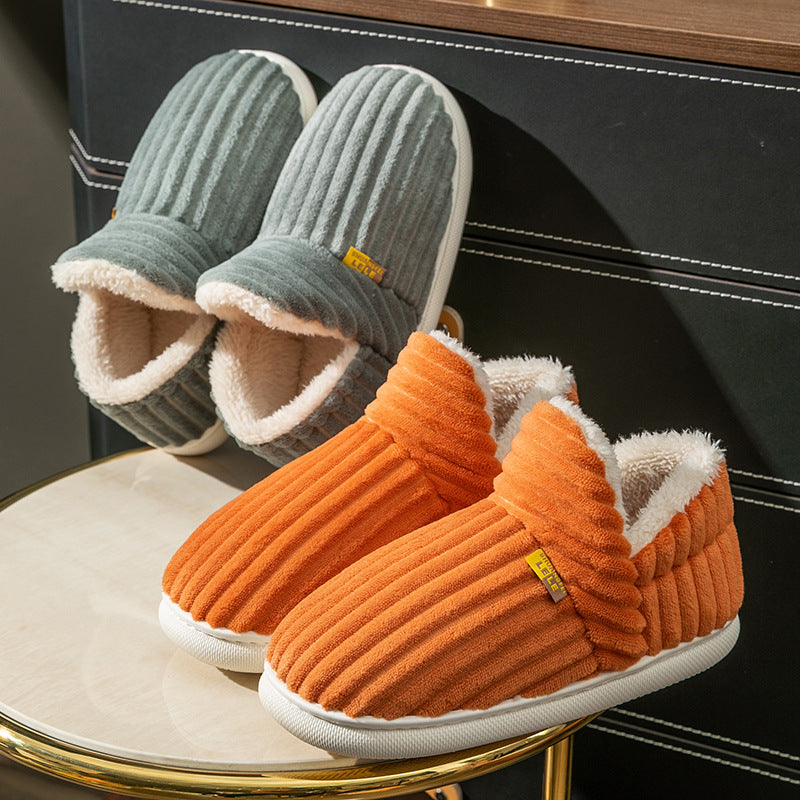Ursula | Womens Slippers Winter Warm Cotton Back Strap House Slippers