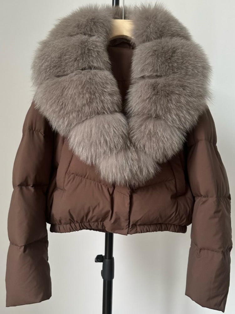 Lavinia | Womens Puffer Jacket Fur Collar Down Warm Winter Coat