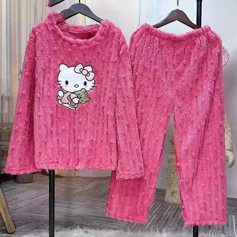Priya | Womens Fleece Pyjamas Warm Winter Loungewear Set - 15