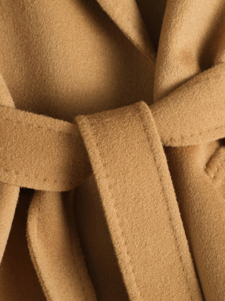 Adeline | Womens Winter Wool Longline Long Loose Warm Coat - 4