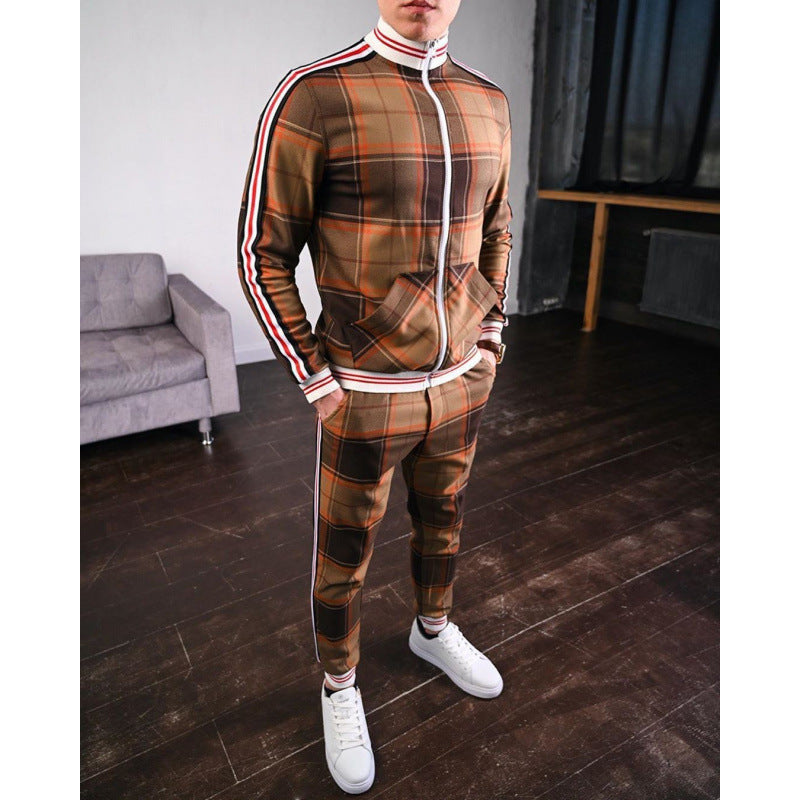 Cleo | Mens Tracksuit Shacket Two Piece Set Jacket Trousers Casual