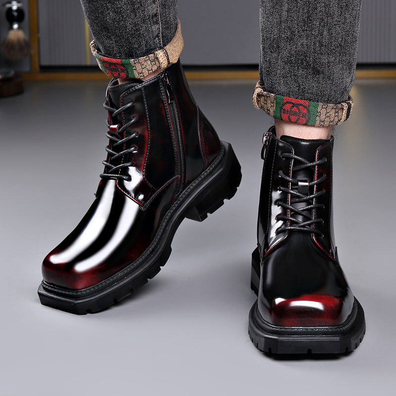Quentin | Mens Chelsea Boots Fleece Lined Ankle Platform Winter Boots - 4