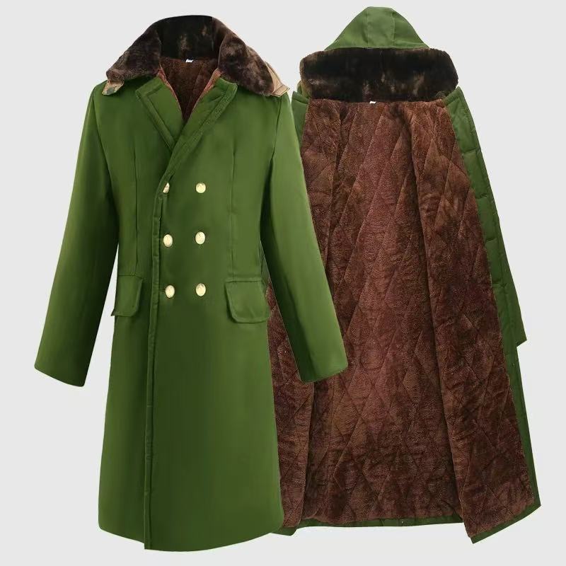 Aurelius | Mens Winter Long Military Padded Warm Thickened Coat - 10