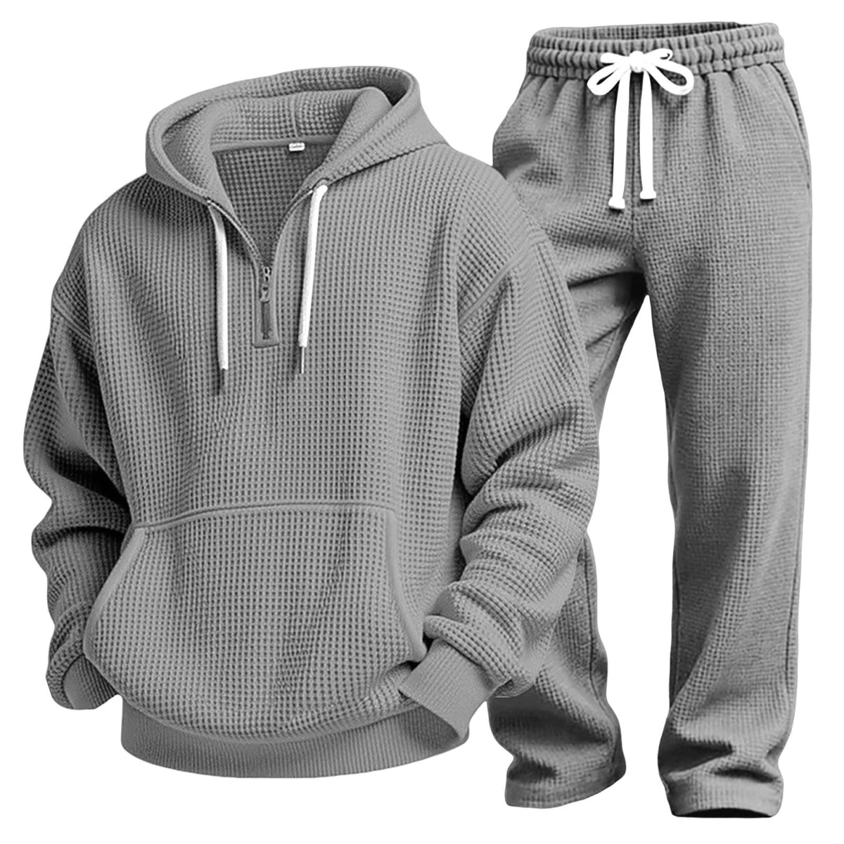Gulliver | Mens Waffle Knit Casual Sports Versatile Trousers - 6