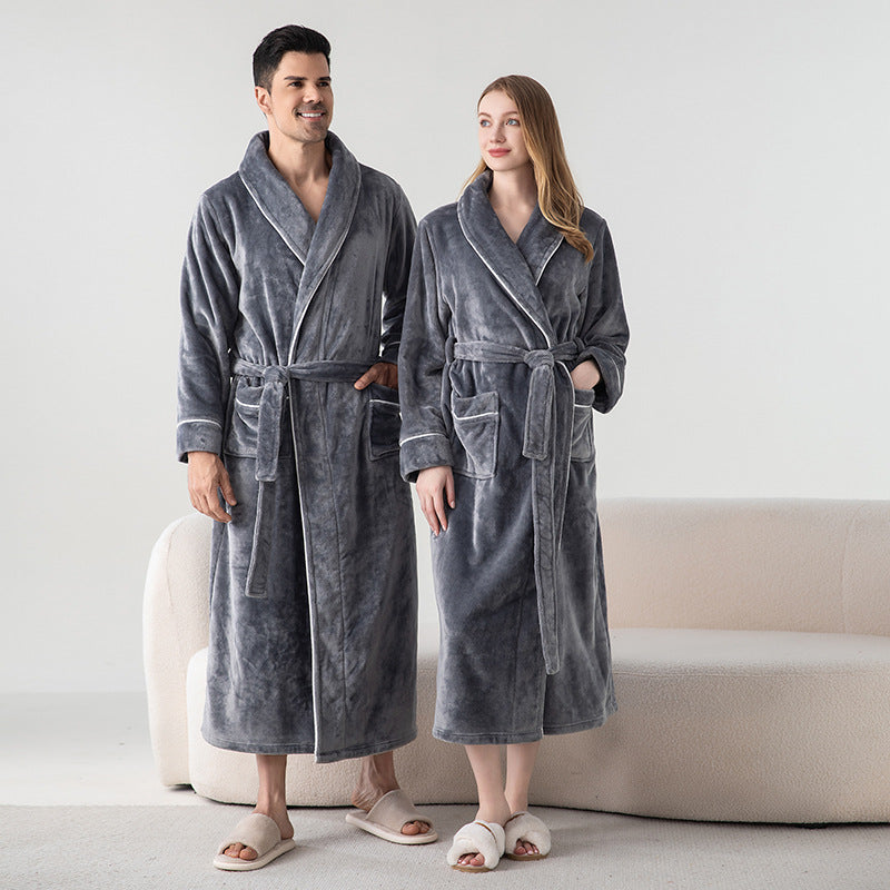Quill | Womens Dressing Gown Velvet Bathrobe Robe Loungewear
