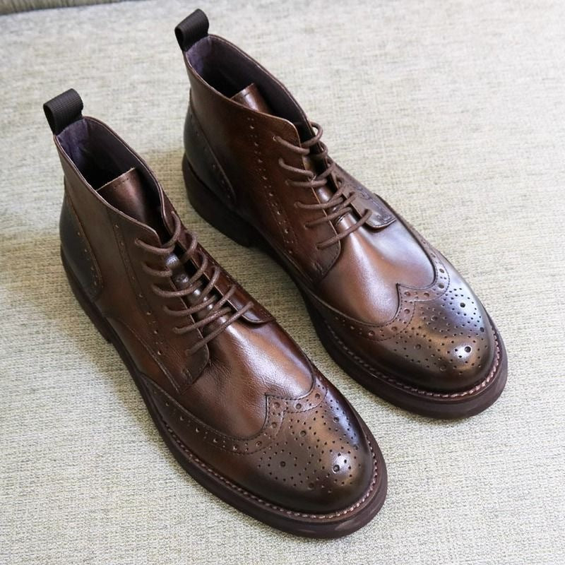 Bramwell | Mens Chelsea Ankle Winter Outdoor High Top Boots - 7