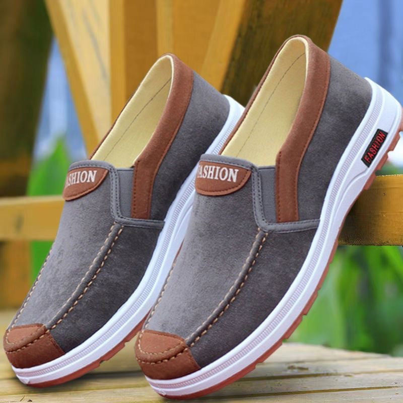 Cedric | Mens Canvas Work Shoes Breathable Lightweight Non Slip Shoes - 5