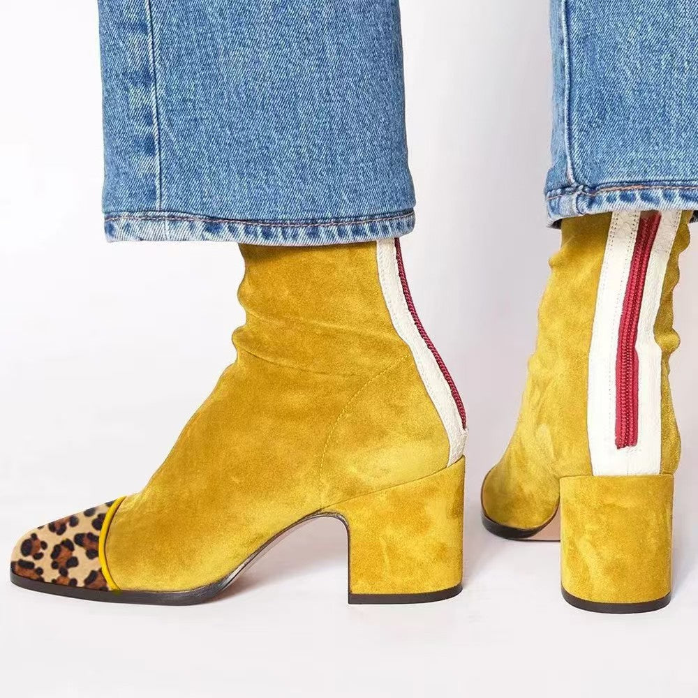 Fenella | Womens Knee High Suede Heeled Winter Long Boots - 8