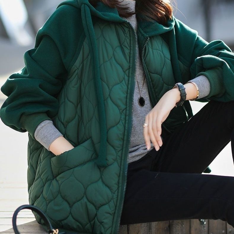 Thaddeus | Womens Puffer Jacket Hooded Down Padded Warm Winter Coat