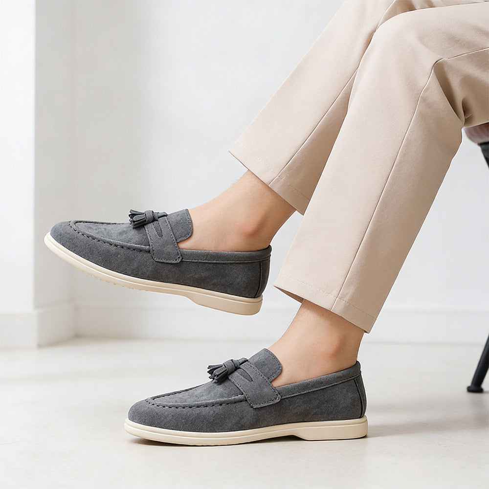 Fabian | Mens Leather Loafers Slip on Driving Casual Shoes - 3