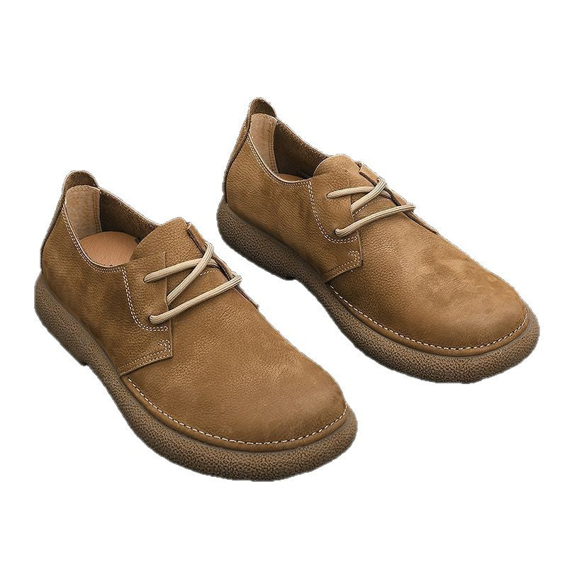 Dashiell | Mens Chelsea Ankle Leather Brogue Casual Boots - 5