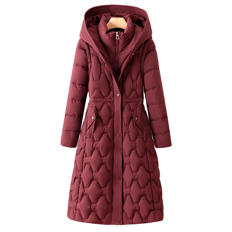 Wilhelmina | Womens Puffer Coat Longline Down Padded Warm Winter Coat