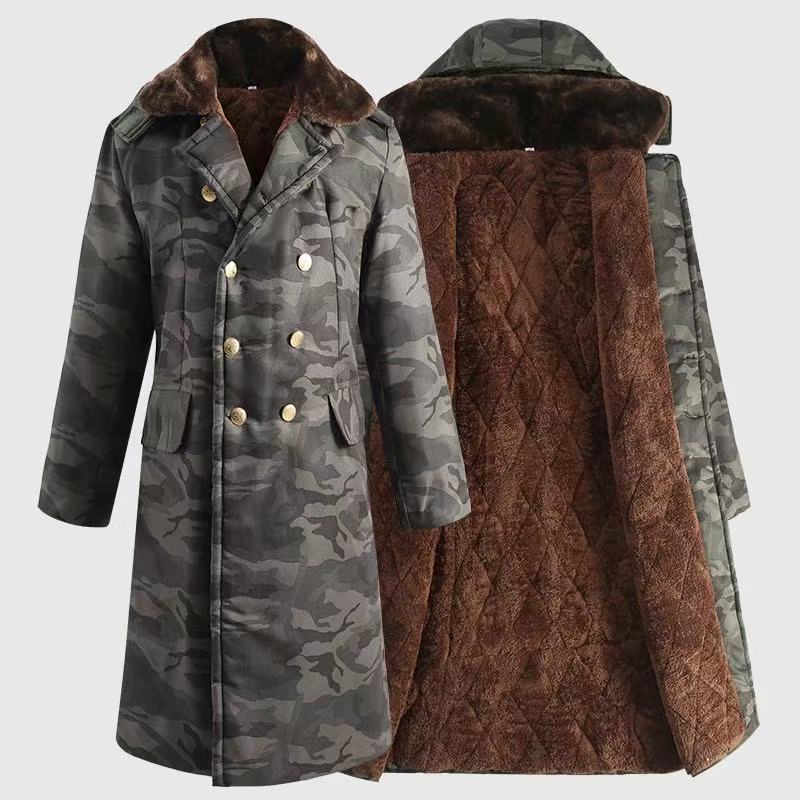 Aurelius | Mens Winter Long Military Padded Warm Thickened Coat - 8