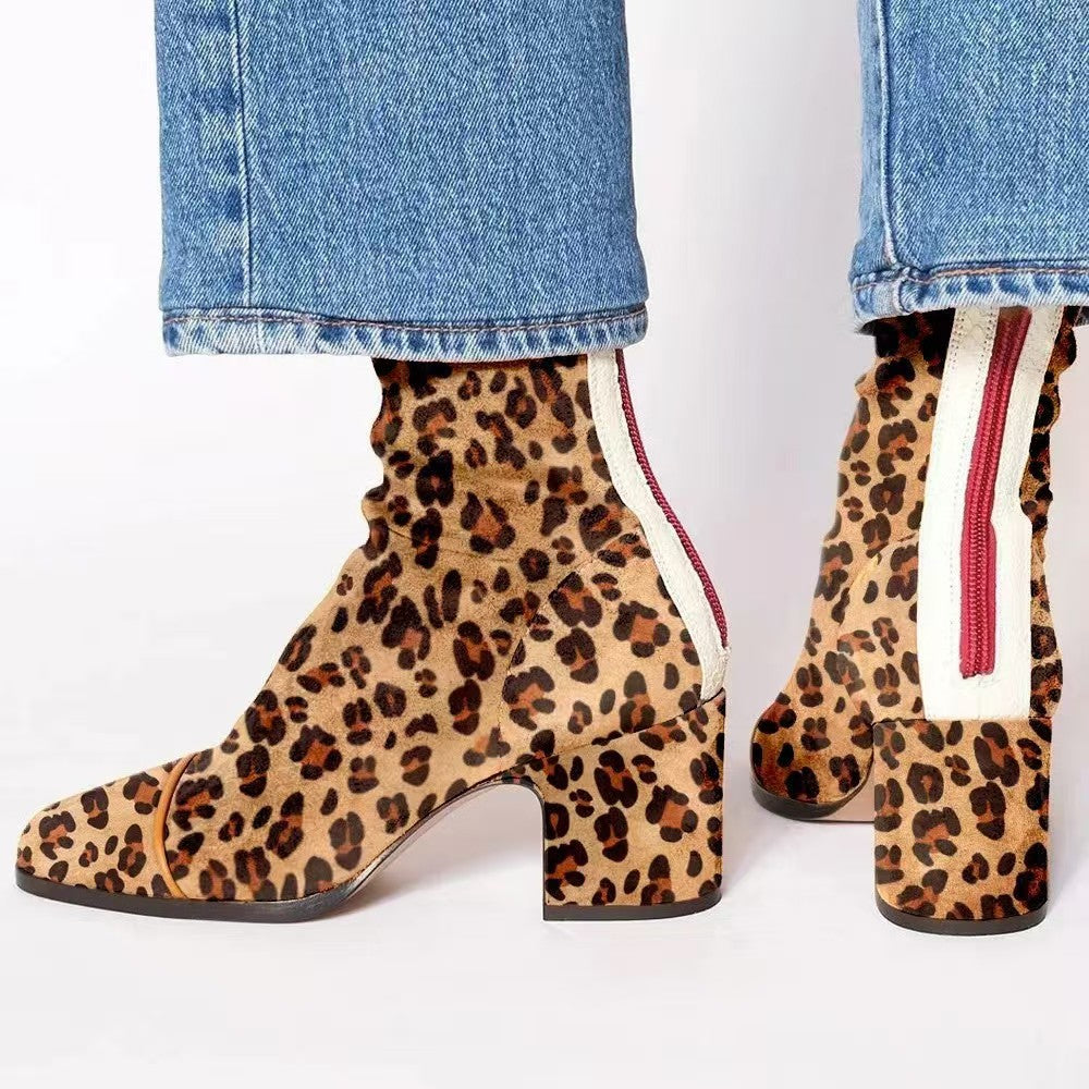 Fenella | Womens Knee High Suede Heeled Winter Long Boots - 7