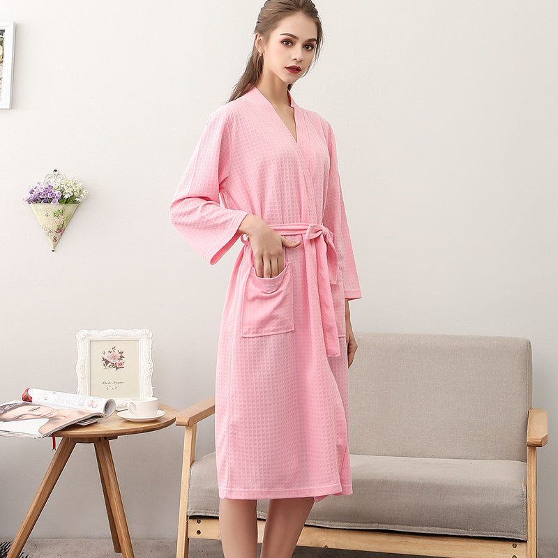 Anders | Womens Dressing Gown Cotton Nightgown Robe Loungewear