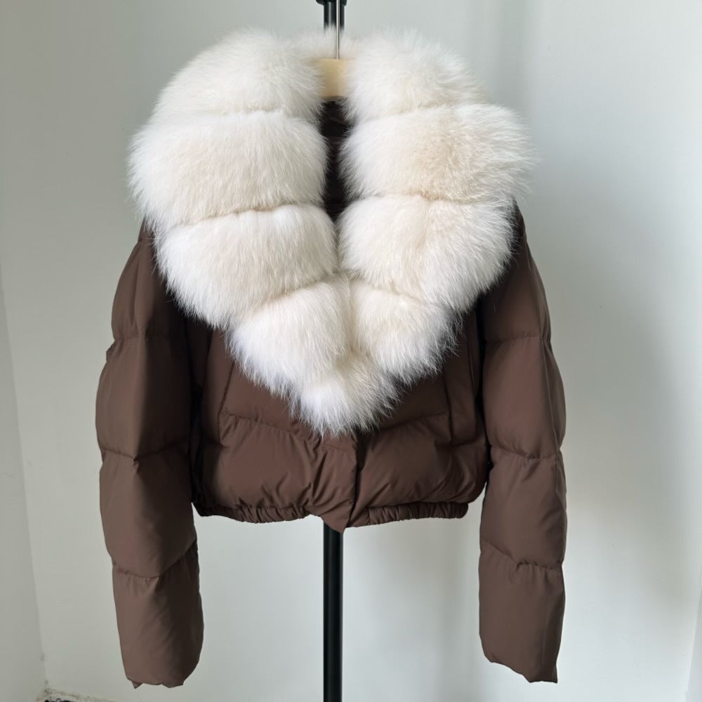 Lavinia | Womens Puffer Jacket Fur Collar Down Warm Winter Coat