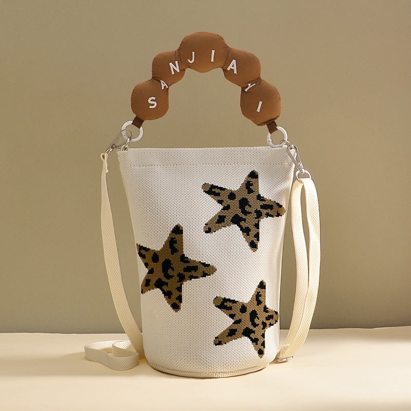 Ulf | Womens Bucket Bag Knitted Crossbody Shoulder Handbag
