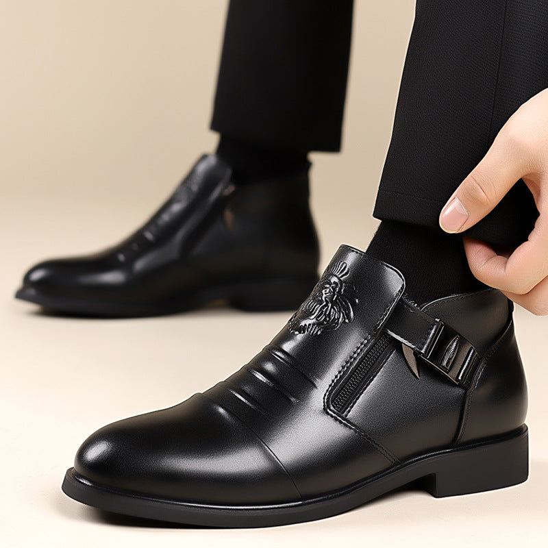 Archer | Mens Business Casual Pointed Leather Formal Shoes - 1