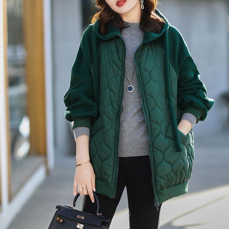 Thaddeus | Womens Puffer Jacket Hooded Down Padded Warm Winter Coat