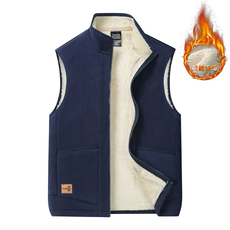 Lorne | Mens Fleece Lined Warm Casual Collared Gilet Jacket - 5