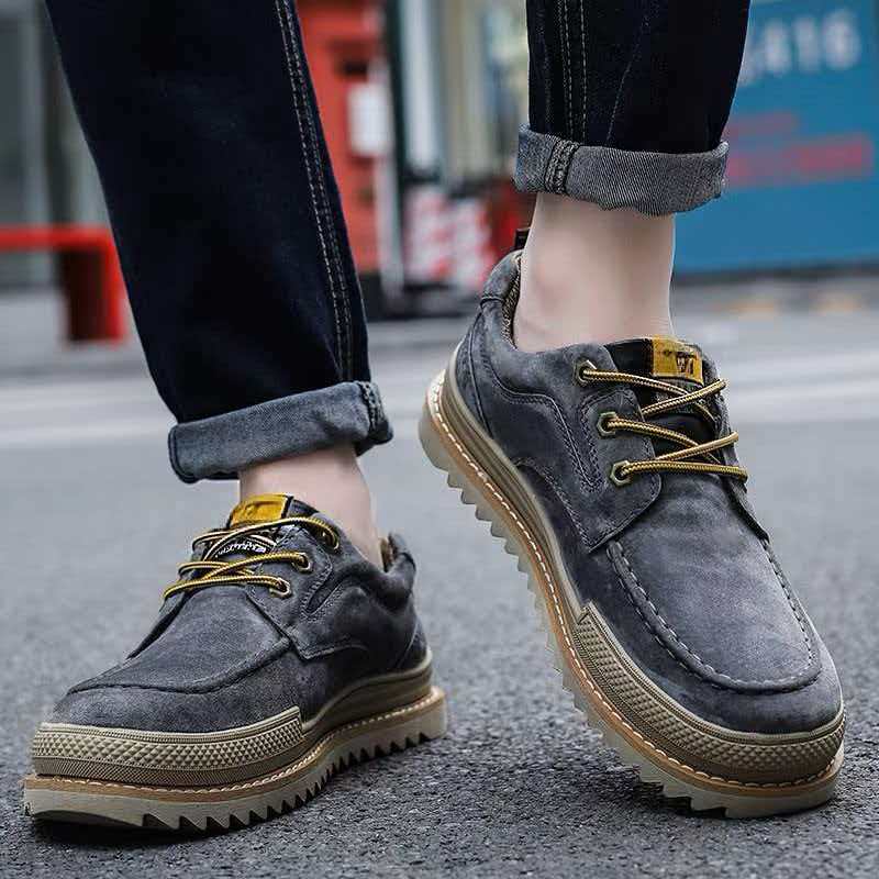 Bram | Mens Trainers Casual Leather Lace Up Shoes