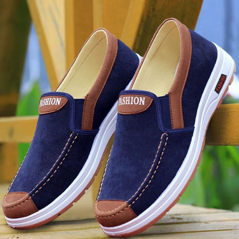 Cedric | Mens Canvas Work Shoes Breathable Lightweight Non Slip Shoes - 4