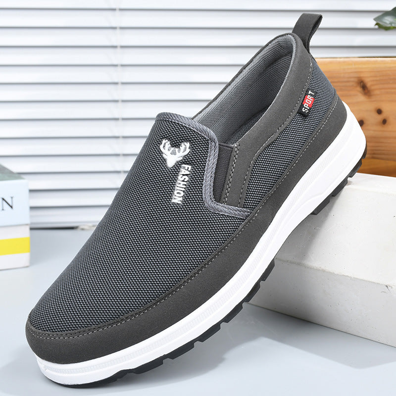 Cedric | Mens Canvas Work Shoes Breathable Lightweight Non Slip Shoes - 16