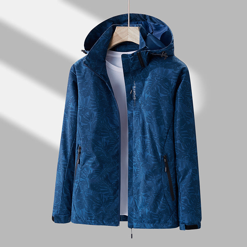 Blossom | Mens Waterproof Jacket Hooded Windproof Softshell Outdoor Coat