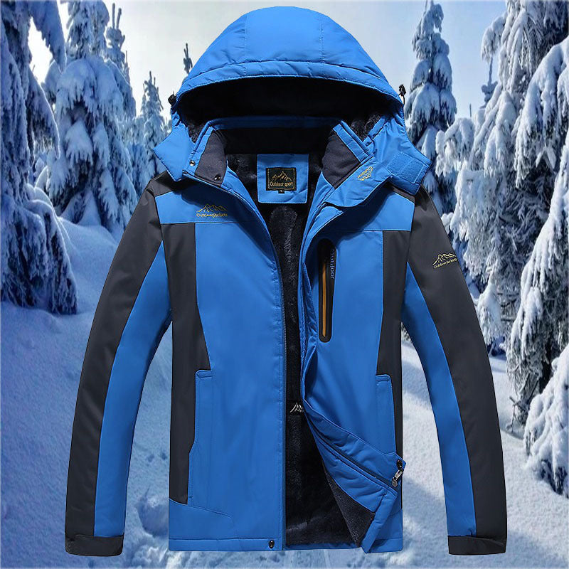 Maud | Mens Ski Jacket Fleece Lined Waterproof Windproof Snowboard Coat